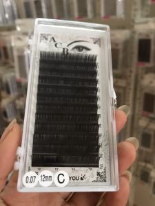 Mi Khay ACB Độ Cong C Chất Mi Silk Hàn Lông Mi Đen Mềm Dễ Bắt Keo Nối Classic Volume Mi Thiết Kế Chập Sợi Tập Nối_ Mi ACB_Phụ Liệu Mi Hà