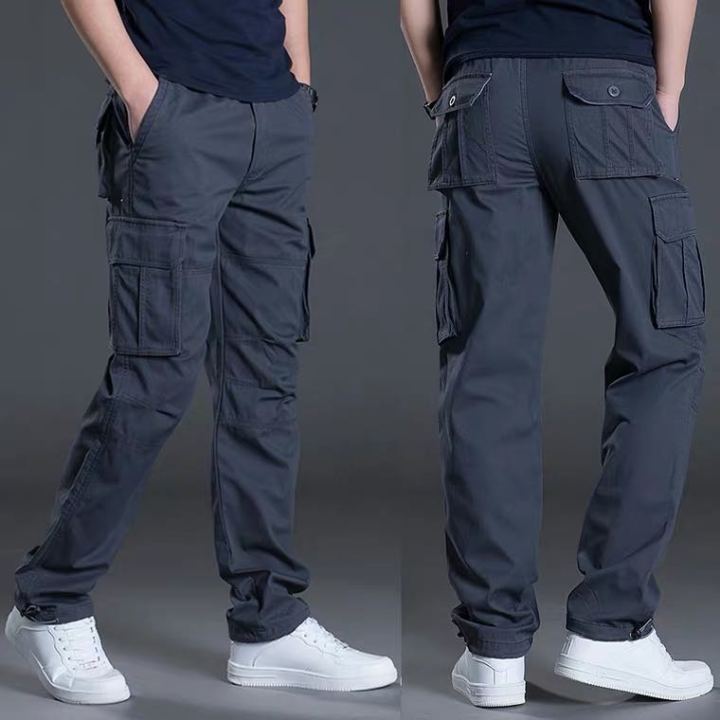 YW# Fashion Men Outdoor 6 pocket cargo pants