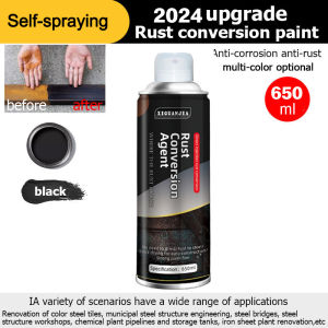 ✨50 years without rust✨ XINGUANJIA anti rust paint for metal anti rust remover spray metal rust converter paint anti rust antirust paint metal anti rust converter primer cat besi anti karat 650ml 铁锈转化漆