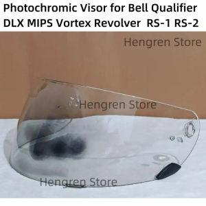 Photochromic Visor  for Bell Qualifier DLX MIPS Vortex Revolver Evo RS-1 RS-2 Motorcycle Goggles Shield Windshield Screen