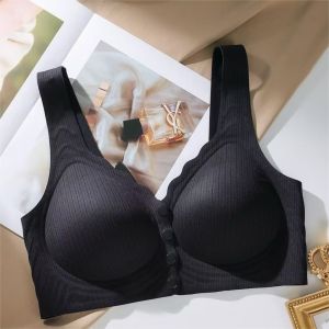 【OFFICIAL】 Jelly-like Soft Support Front-opening Bra Anti-slip Lifting Shaping Underwear 3D Fat-locking Bra Wire-free Anti-sagging Side-breast-reducing Shaping Bra