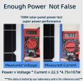HanTech Solar Panel 60/100/160/210 300 Watts Outdoor Waterproof Sunday Power Monocrystalline Silicon Daily. 