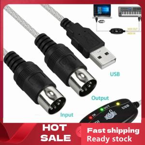 🚚【Local Express Delivery】🚚 USB IN-OUT MIDI Cable Converter PC to Music Keyboard Adapter Cord