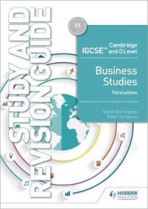 CAMBRIDGE IGCSE AND O LEVEL BUS STUDIES STUDY AND REVISE - 9781510421264 - HODDER EDUCATION - SPEEDBOOKS.MY