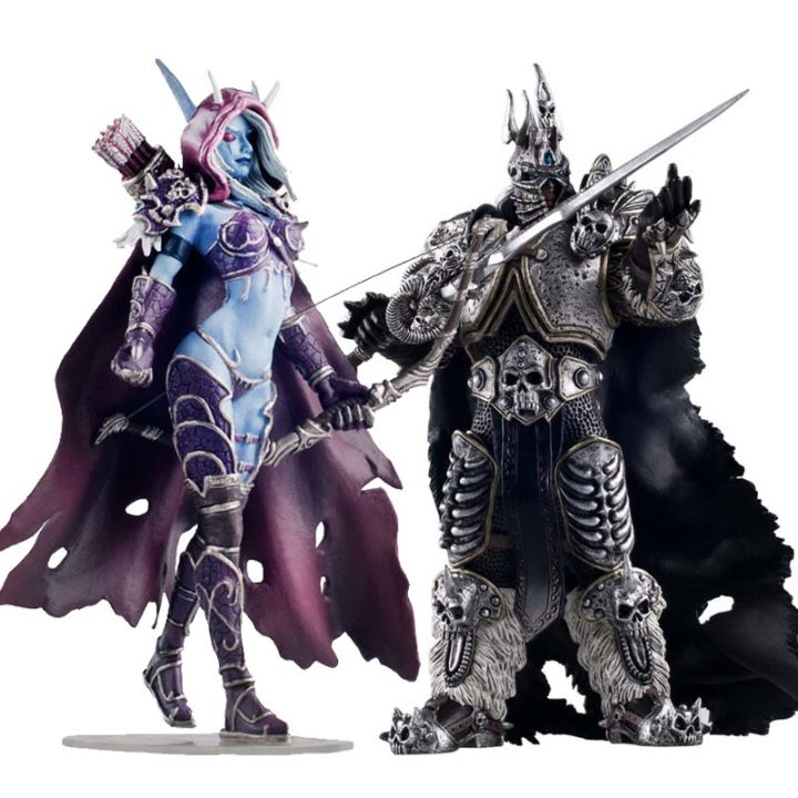 Wenhui Anime World Of Warcraft Lich King Arthas Death Knight Boxed Figure