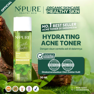 NPURE Facial Wash Acne Face Toner SunScreen Clear Licorice Pad Gel Cleanser Moisturizer Ibu Hamil