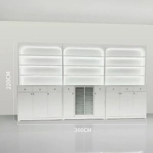 xpkQ Nordic Creative Nail Salon Display Cabinet Modern Designer Storage Display Cabinet Beauty Salon Cosmetic Display Furniture FYMC Q3P9R