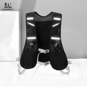 LouisWill กระเป๋าเสื้อกล้ามกีฬาสำหรับจักรยานกลางแจ้งกระเป๋าปั่นจักรยานจักรยานอเนกประสงค์กระเป๋าคาดหน้าอกระบายอากาศได้ดีกระเป๋าเป้สะพายหลังจักรยานน้ำหนักเบากันน้ำกลางแจ้งกระเป๋าสะพายหน้าจักรยาน