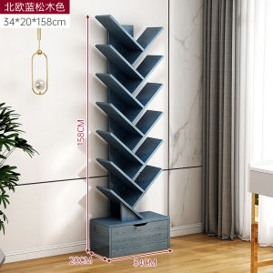 Bookcases Shelving Book Cabinet Bookcases & Shelving Bookshelf Rack Book Shelf Rack Cabinet Tree-shaped small freestanding wall-mounted cabinet for home use creative design