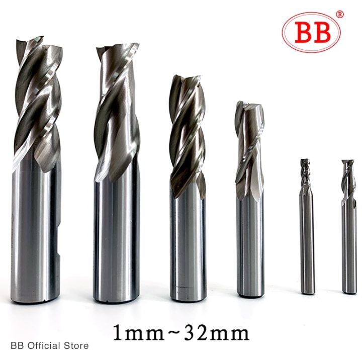BB End Mills High Precision HSS Metal Cutter Co8 Cobalt D132mm 2 3 4