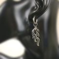 BUNDORA ANT231 anting lidah api perak stainless anti karat pria wanita ...