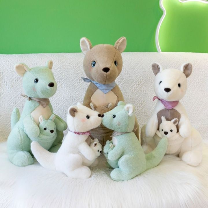 YANZA Plush Mother and Son Kangaroos Plush Toy Kangaroo PP Cotton ...