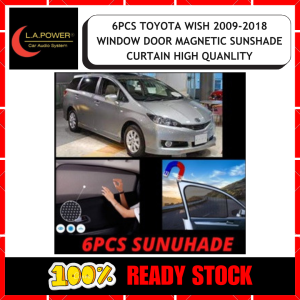 6PCS TOYOTA WISH 2009-2018 WINDOW DOOR MAGNETIC SUNSHADE CURTAIN HIGH QUANLITY