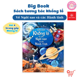 Sách Tương Tác Big Book Khổng Lồ Về Các Ngôi Sao và Các Hành Tinh - Đinh Tị Books - Mộc Nhiên