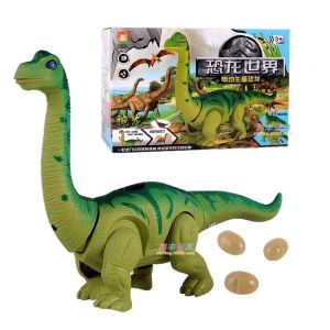 [Popular]Walking Dinosaur Toy with Light Sound and Laying Egg Random Colors
