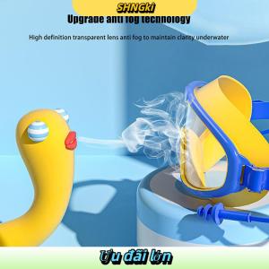 SHNGki 2025 Large Frame Swimming Goggles For Kids High Quality Antifog Swim Glasses Waterproof HD Swim Eyewear Swim Equipment