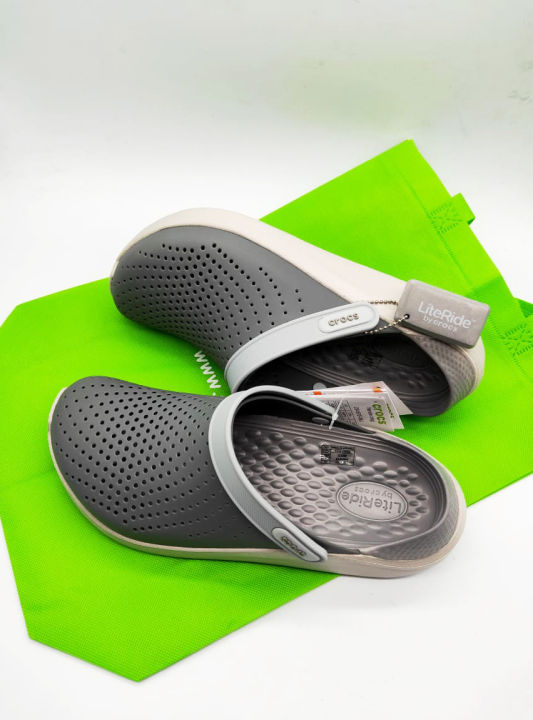 Crocs literide clog for man and women woman sandals with eco bag
