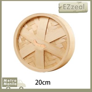 20/24/26cm Cooking Bamboo Steamer Household Steamed Buns Steamers Kitchen Cooking Tools