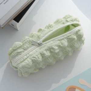 Gratis Ongkir - Korean Style Pencil Case / Kotak Pensil Polos Puffy