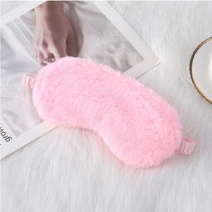Soft Plush Sleeping Eye Masks Blindfold Cute Eye Cover Mask Eye Blackout for Home and Travel