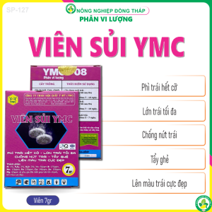 [COMBO 3 VIÊN] VIÊN SỦI YMC – Phì Trái Hết Cỡ Lớn Trái Tối Đa Chống Nứt Trái Tẩy Ghẻ Lên Màu Trái Cực Đẹp (Viên 7gr)