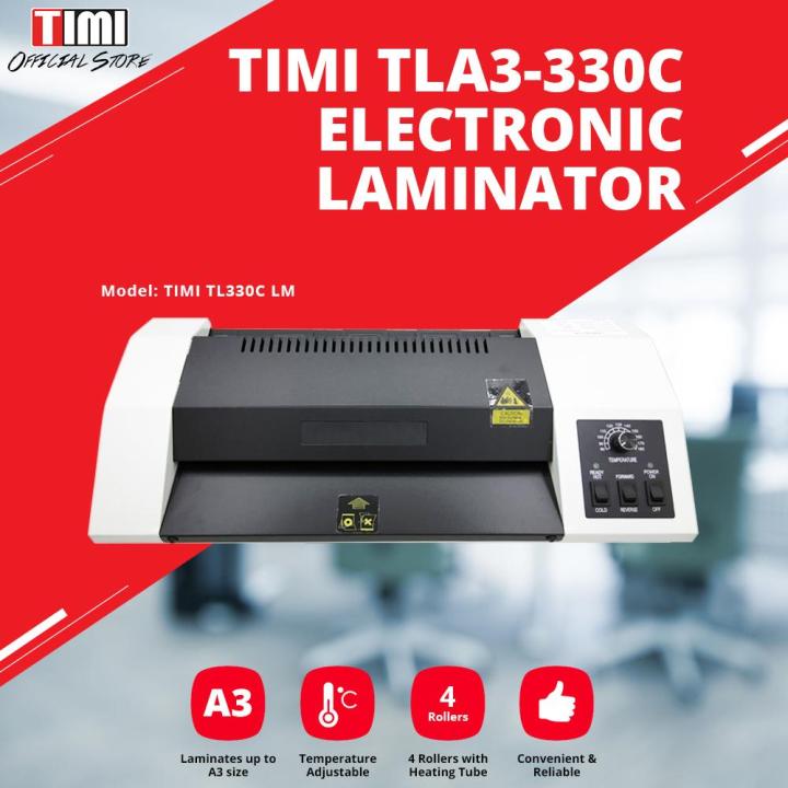 Timi® A4 A3 Laminating Machine Pda3 330c Tla3 330c Electronic