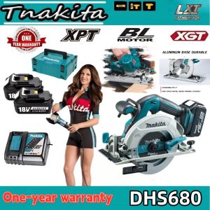 MAKITA DHS680 18V  household brushlesselectric circula lithium battery rechargeable portable woodworkingcutting machine