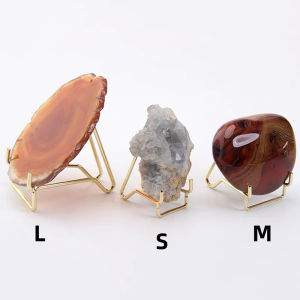[Alex Do] Hot Sale 1Pc Metal Arm Display Stand Easel For Mineral Home Decor Minerals Fossils Rocks Geode Display Stands Holder
