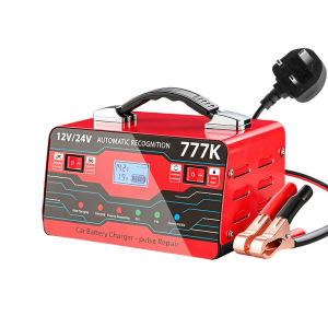 Fast Delivery⚡Portable Car Battery Charger 12V/24V Auto Recognize Pulse Repair Charger for Motorcycle SUV Pickup Truck Inligent Fast Battery Maintainer