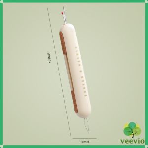 veevio 2-in-1 ที่สนเข็มถอดด้ายแบบ เครื่องร้อยด้าย เล็กพาสะดวก 1ชิ้น Needle Threader