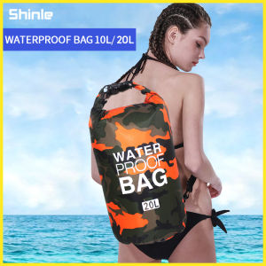 10L 20L Dry Bag Waterproof bucket Bag Sling Shoulder Outdoor Ocean Pack Camouflage travel bag