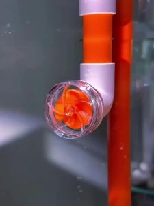 Aquarium Rotating Water Outlet 360 Degree Adjustable Flow Nozzle for Marine Reef and Stream Tanks Transparent Acrylic Flow Director