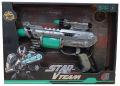 CHUANG LIAN Star Voice team Sound Gun Super Power Shing Lights and Simulation Sound Gun. 