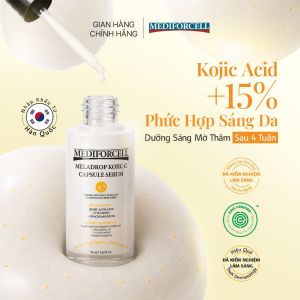 [50ml] Tinh Chất Viên Nang Dưỡng Sáng Mờ Thâm Mediforcell Meladrop Kojic-C Capsule Serum 50ml