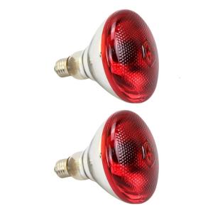 2pcs 250W Heat Lamp Red Light for Piglets Baby Chicken and Small Animals with E26 Base