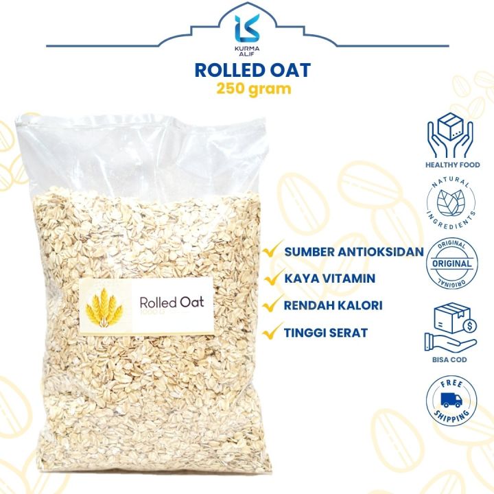 Rolled Oat Gandum Utuh Oatmeal 500 Gr Lazada Indonesia 3240