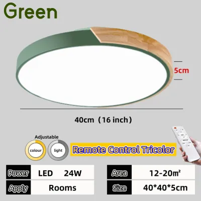 Lampu LED Ceiling Light Modern 3Color Dimming/ Remote Control Lampu Bilik Tidur Nordic Light Bedroom Light Living Room Light Lampu Tidur Bilik