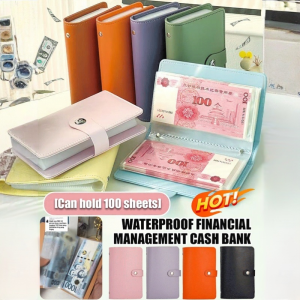 🥇No.1🥇Strong and durable Money Deposit Book Small account notebook environmental protection and safety Material waterproof Wider back and spine large capacity