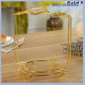 Ditur ชั้นวางถ้วยกาแฟและจานรอง6ชั้นวางแก้วแบบทันสมัยทนทานสำหรับวางแก้ว