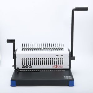 Rayson Binding Machine High-Capacity with 21 Hole Comb Binder 400 Sheet Binding Capacity and 22 Sheet Punching Capacity for A4 Documents SD-220B