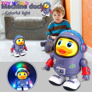 Dancing Duck Plaything With Lights And Sounds Electric Musical Dancing Space Duck Educational Toy birthday Gifts For Children
