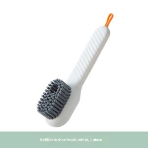 AOJN แปรงทำความสะอาดรองเท้าแบบหลายฟังก์ชันพร้อมระบบเติมน้ำยา ขนนุ่มไม่ทำให้รองเท้าเสียหาย ใช้ทำความสะอาดได้ทุกชนิด