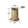 50pcs Mur Rivet Nut Rivnut tanam M3 M4 M5 M6 3mm 4mm 5mm 6mm. 