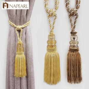 Napearl ผ้าม่านหน้าตาง เชือก เครื่องประดับ ตกแต่ง สายรัดผ้าม่านนิยม 1pcs