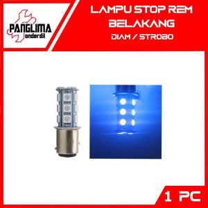 LED Stop 18 Titik Universal Lampu Lamp Stoplamp Rem Kedip Belakang Kedap Mata SMD Putih Merah Biru PANGLIMA