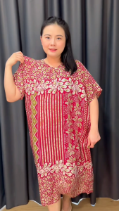 Mu Kaftan Kelawar Dewasa Lengan Pendek/Kaftan Indonesia/Free Size Kaftan Lengan Pendek/Baju Tidur/Button Sleepwear