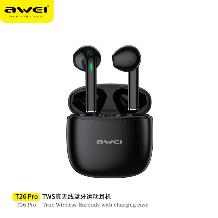 HD EARBUD Awei T26 pro TWS Wireless bluetooth Earphone Bluetooth