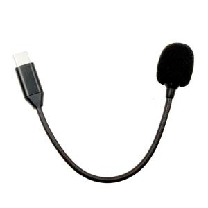 USB C Computer Microphone for Meetings with 360 Gooseneck for Podcasting External USB C Gaming Microphone for Laptop PC