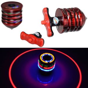 NCUMBE ของเล่น Spinner Gyro ของเล่นเด็ก ของเล่นเสียง สีเลเซอร์หมุนด้านบน แฟลช LED Light สีสัน ไจโรปั่น ดนตรีไจโรสโคป เพลงไจโร ไม้เทียมไจโร