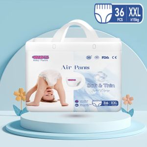 GBABYS Medium Pull-up Baby Pants Skin-friendly Cotton Diapers Size M-42PCS